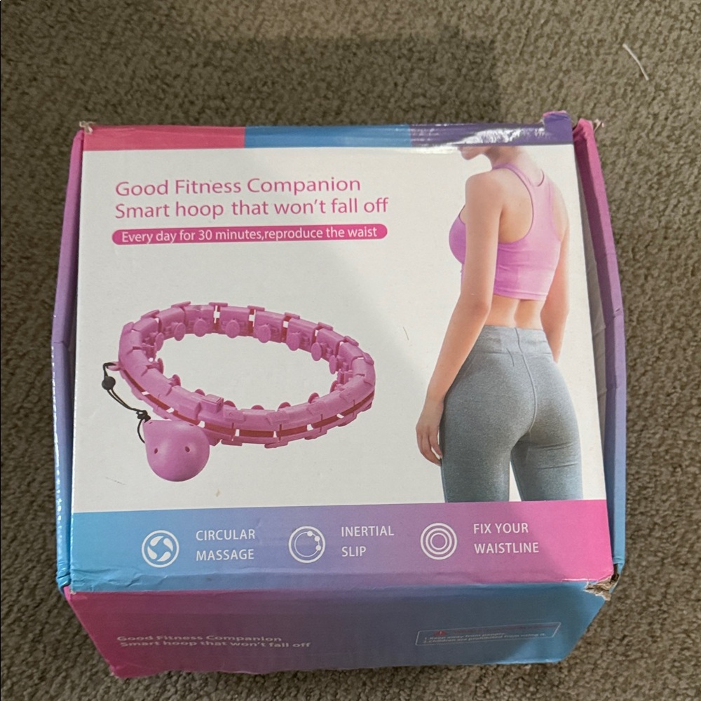 Smart Fitness Hula Hoop - Pink